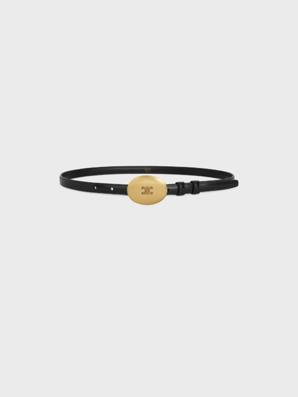 Celine thin plate skinny belt